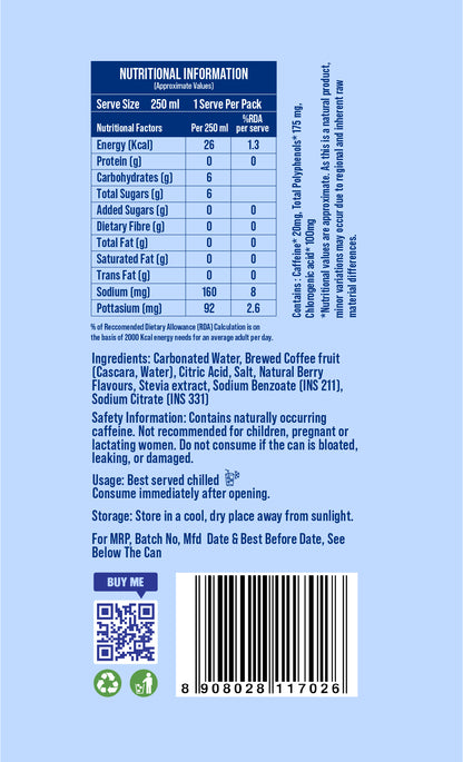 BERRY BLAST  {Zero Added Sugar}